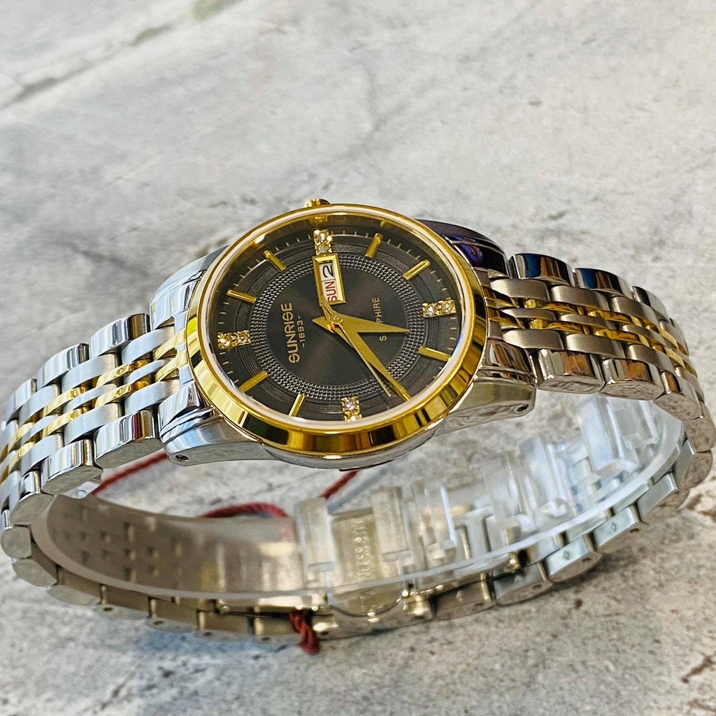 Đồng hồ Sunrise nữ chính hãng Nhật Bản L2198SA.SG.D - kính saphire chống trầy - bảo