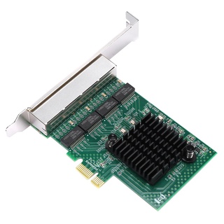 Card Mạng 4 Cổng Mạng Lan Ethernet 10 / 100 / 1000m Pci-E Cho Desktops