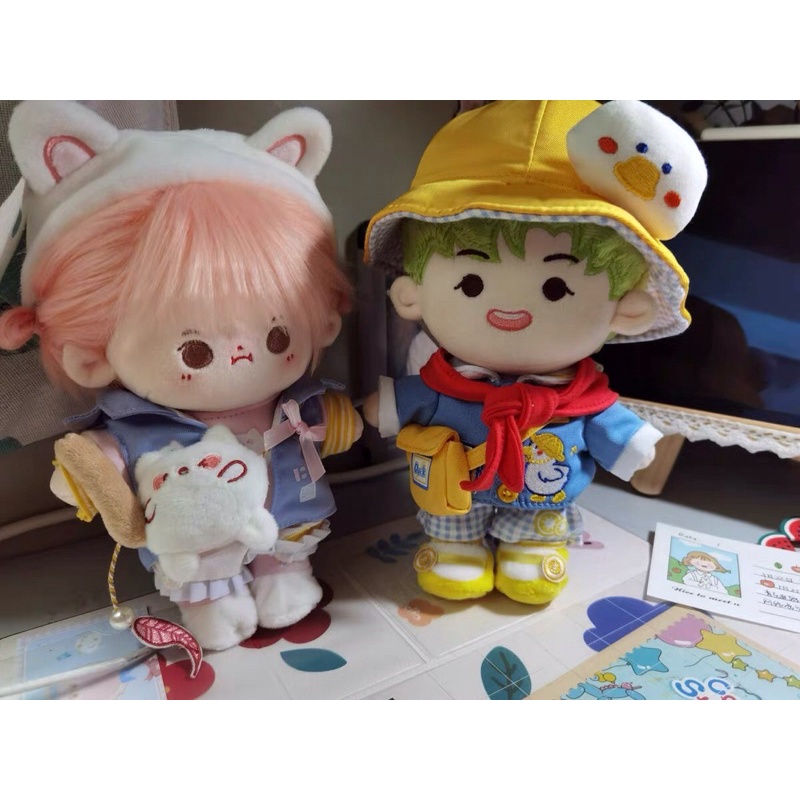 Set Vịt đi học cho doll.