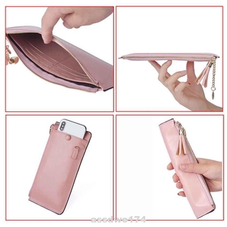 Ví Nữ Dài Siêu Mỏng Có Khóa Kéo Thời Trang