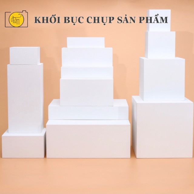 Khối Gỗ Trắng Kê Sản Phẩm Khi Chụp Hình, Phụ Kiện Chụp Hình Giầy Dép