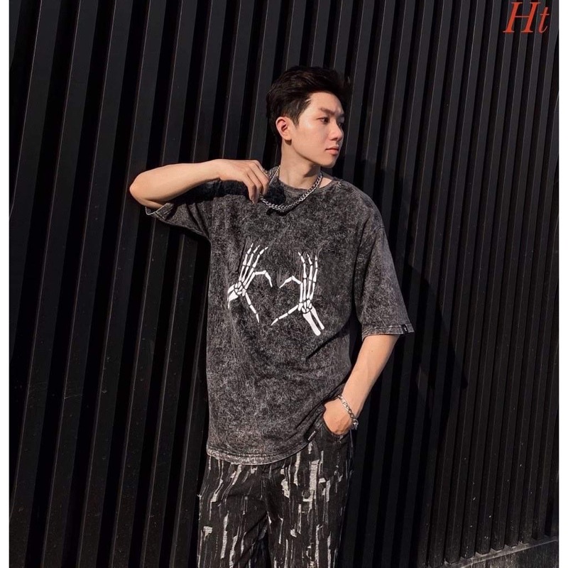 Áo loang bàn tay tim HT12