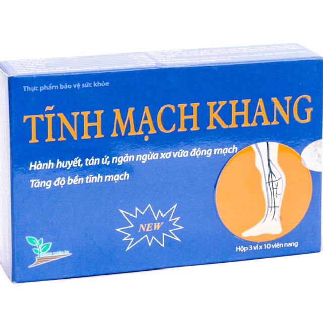 TĨNH MẠCH KHANG – GIÚP LÀM TĂNG TÍNH BỀN VỮNG CỦA THÀNH MẠCH MÁU – NGĂN NGỪA NGUY CƠ SUY GIÃN TĨNH MẠCH