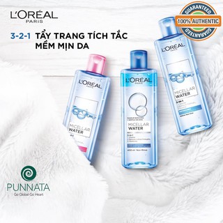 Nước tẩy trang Loreal 3in1 Micellar Water 400ml
