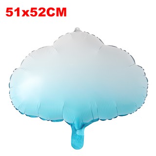Kích thước lớn màu xanh trắng Đám mây Hình Bóng bay Nhôm Ngày lễ Sinh nhật Tiệc cưới Trang trí Bóng bay cho bé Đồ chơi tắm