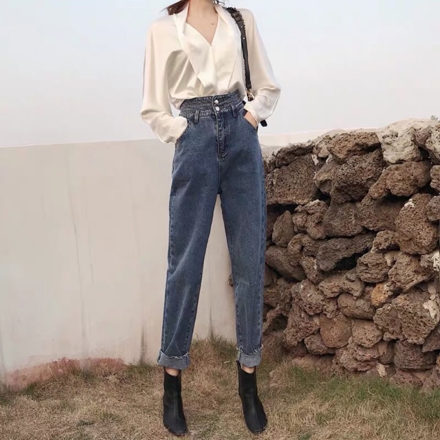 Quần baggy cạp đôi