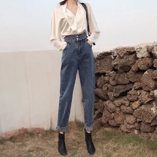 Quần baggy cạp đôi
