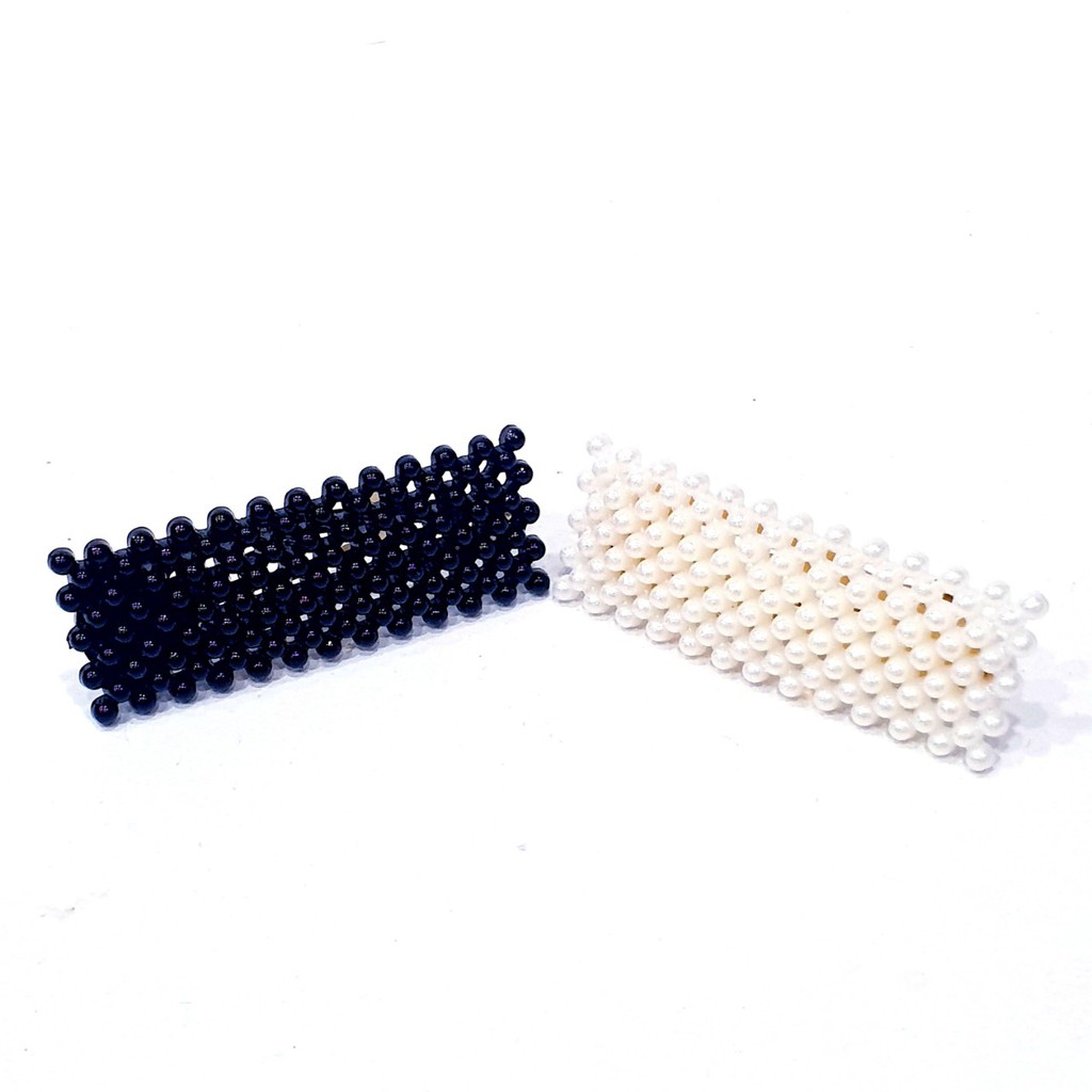 Kẹp Tóc Bấm Thời Trang Đen - Trắng | VBBET30