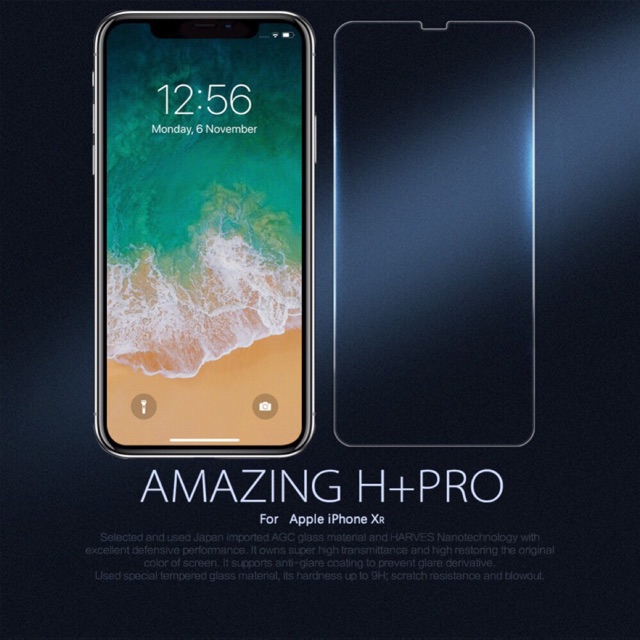 Kính cường lực Nillkin H+ Pro Cho iPhone XS Max/ XR/ XS/ X Chính Hãng Siêu mỏng vát 2.5D