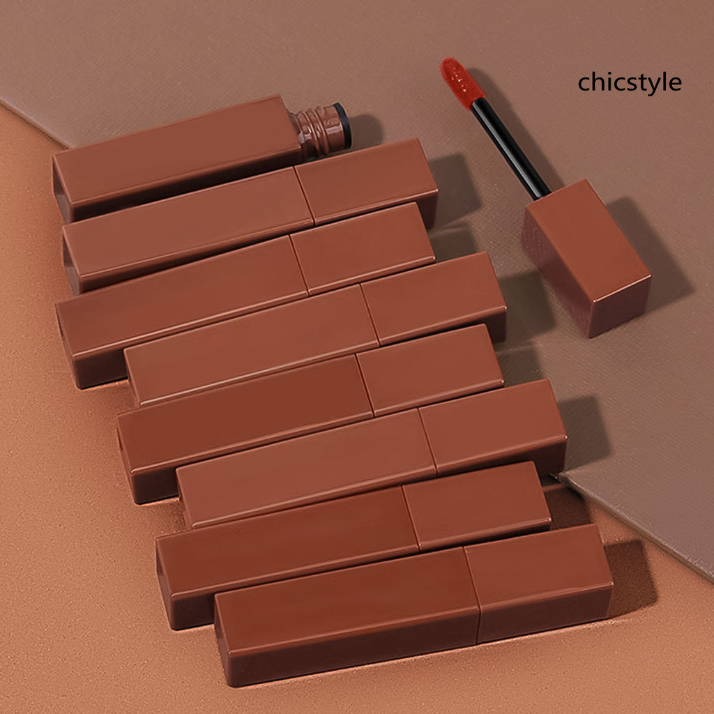 (Hàng Mới Về) Son Lì Chống Nước Lâu Phai Thiết Kế Vỏ Son Hình Thanh Socola Độc Đáo | BigBuy360 - bigbuy360.vn