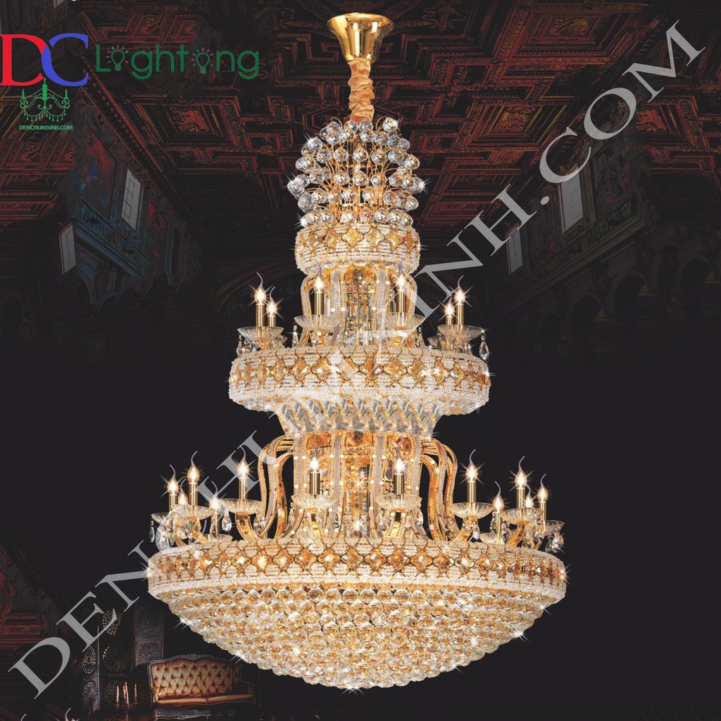 Đèn Chùm Pha Lê Cao Cấp DCX8006/16+8
