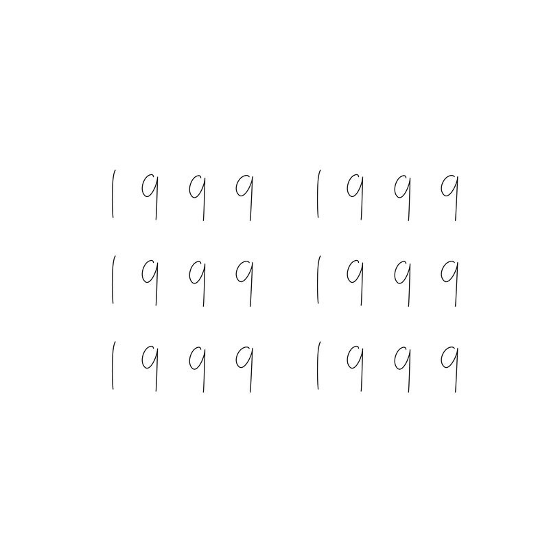 (Hàng Mới Về) Hình Xăm Dán Tạm Thời Họa Tiết Tươi Tắn 1999