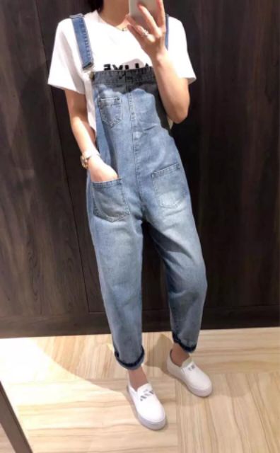 Yếm jean basic. | BigBuy360 - bigbuy360.vn