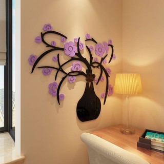 Tranh dán tường mica 3d