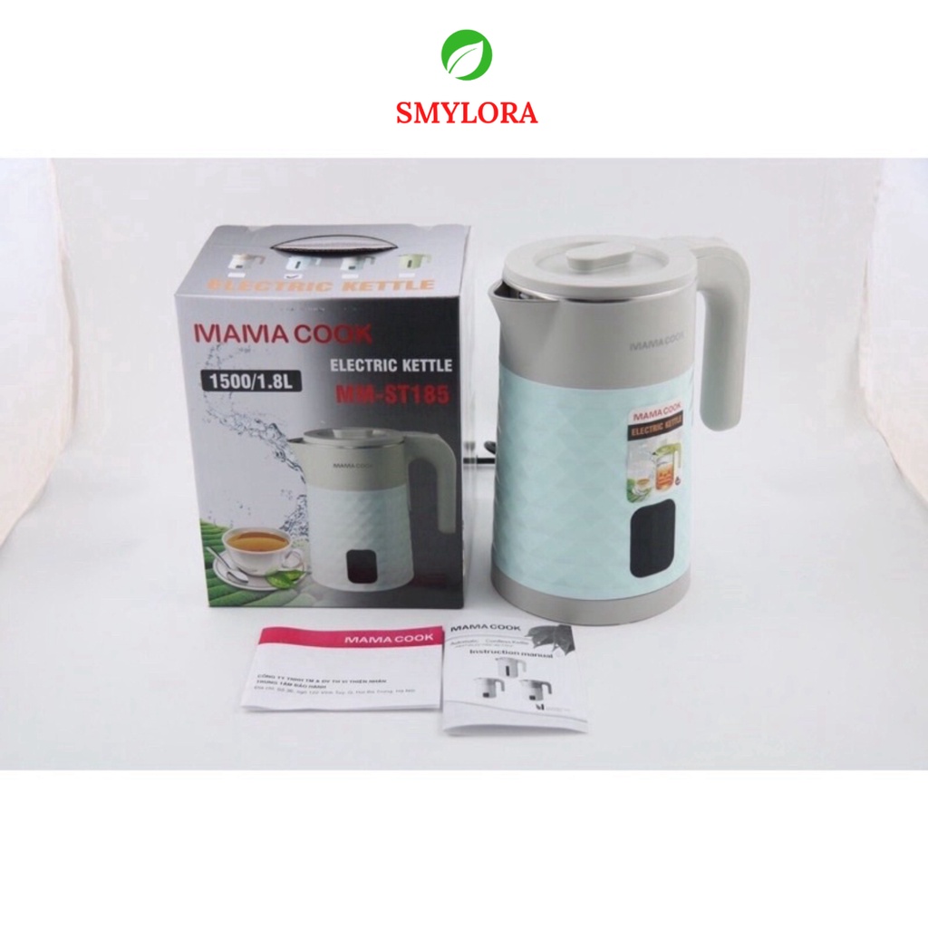 Ấm Siêu Tốc Mamacook ST185, Cao Cấp, Tiện Dung, Siêu Bền