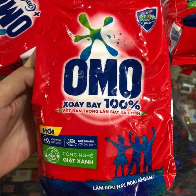 Bột Giặt Omo Tẩy Trắng Giặt Tay Gói 800g