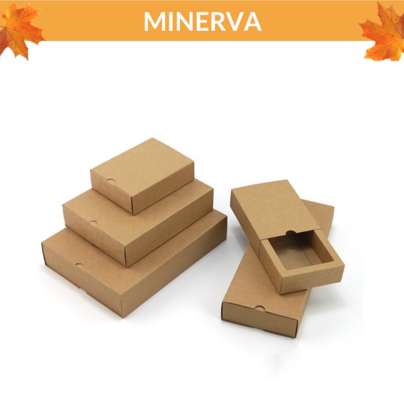 Hộp quà tặng nắp kéo hai màu đen và trắng nhiều kích cỡ (đọc kỹ mô tả kích thước)