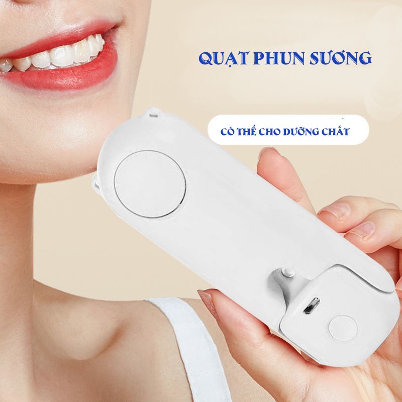 Quạt phun sương cầm tay gấp gọn tiện lợi siêu xinh- A00 | BigBuy360 - bigbuy360.vn
