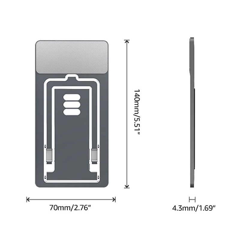 Giá đỡ điện thoại bằng nhôm có thể gấp gọn tiện dụng | WebRaoVat - webraovat.net.vn