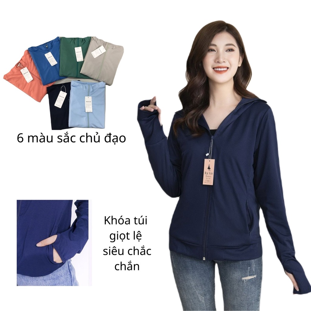Áo chống nắng nữ⚡SALE 50%⚡áo chống nắng 1 lớp CM FASHION chất thông hơi cao cấp, MỎNG-NHẸ-MÁT