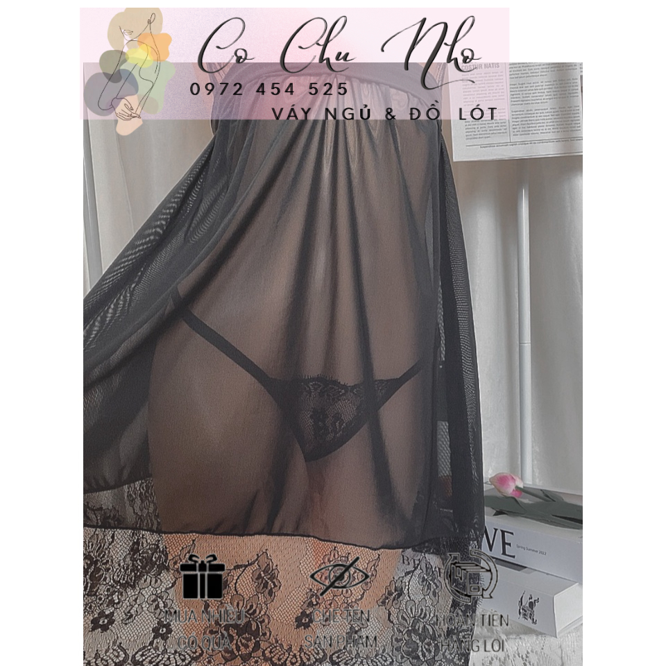 [LL018 ] váy ngủ sexy voan lưới sexy (kèm ảnh thật) -  đồ ngủ sexy quyến rũ - CÔ CHỦ NHỎ CHUYÊN SỈ