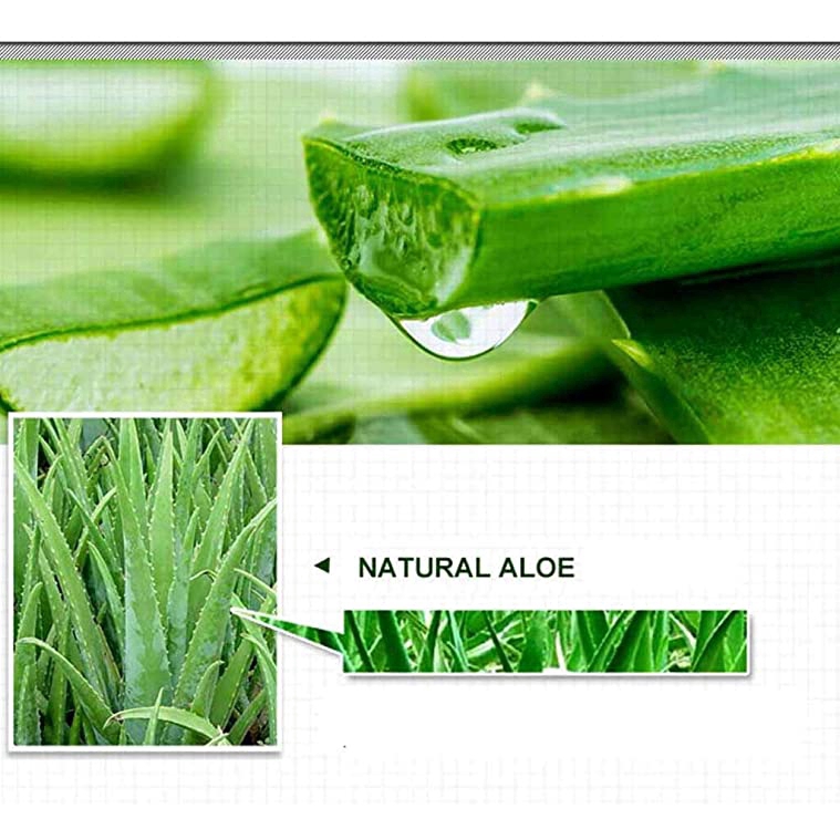 Aloe Vera Natural Organic Soothing Moisture / Aloe Vera 99% Soothing Ge/ Hydrating Gel for Sunburn, Acne, Boost Your Skins Defense - Dry Skin & Scalp / 100 Percent Pure Aloe Vera Gel