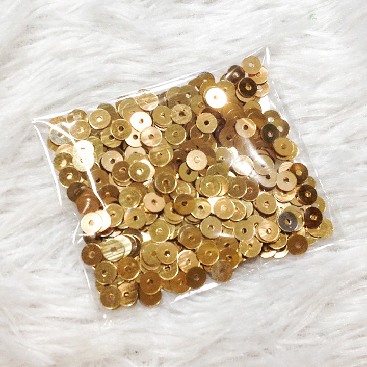 Hạt kim sa đính áo váy đầm size 4li kết trang phục siêu đẹp