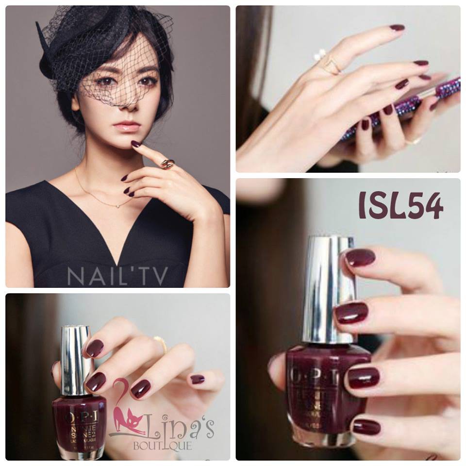 SƠN MÓNG TAY OPI - ISL54 - STICK TO YOUR BURGUNDIES