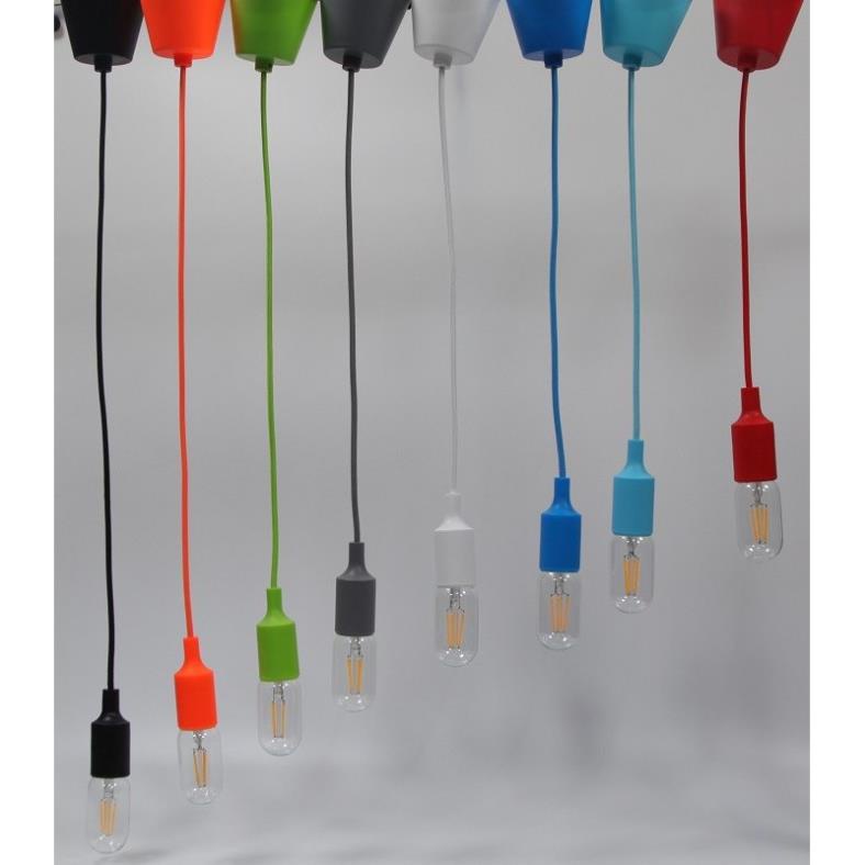 Bộ 5 dây đèn thả bóng đèn Led trang trí Edison T45 4W