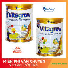 Combo 2 lon Sữa Vitagrow 1+ 2+ lon 900g date mới