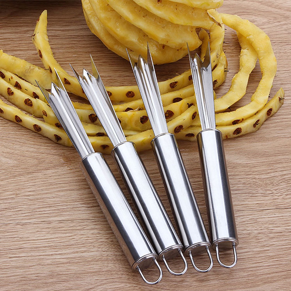 Dụng Cụ Lấy Mắt Dứa Hình Chữ V Bằng Thép Không Gỉ Tiện Dụng