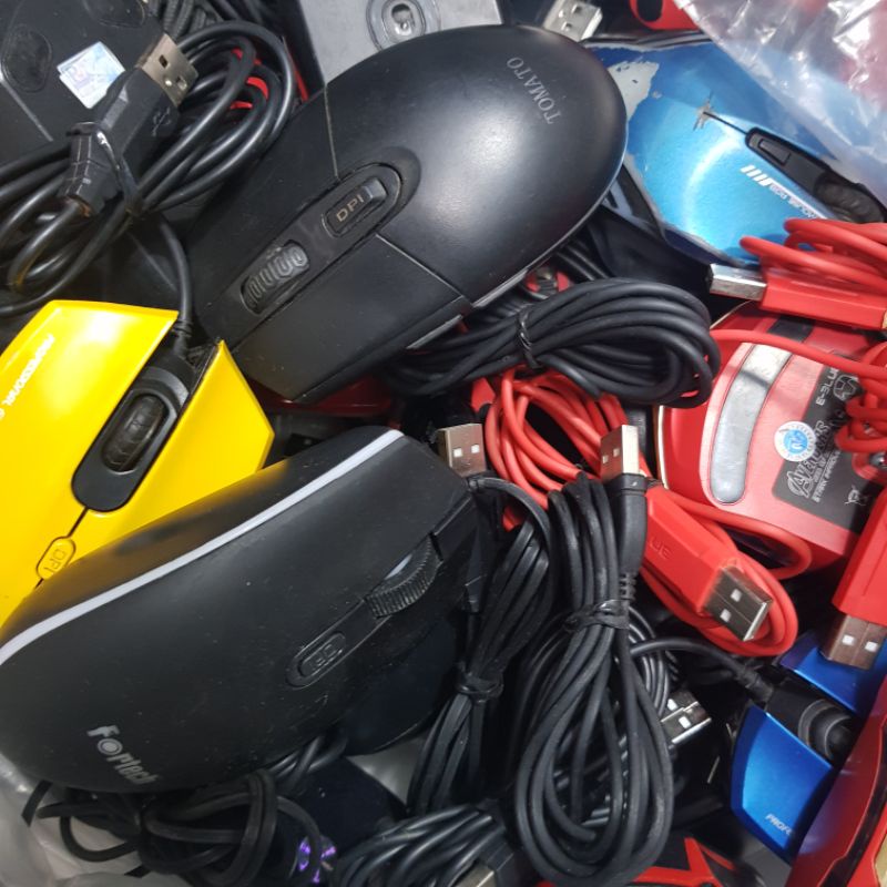 Chuột máy tính có dây chính hãng nhiều loại hàng thanh lý còn tốt_ dùng pc laptop