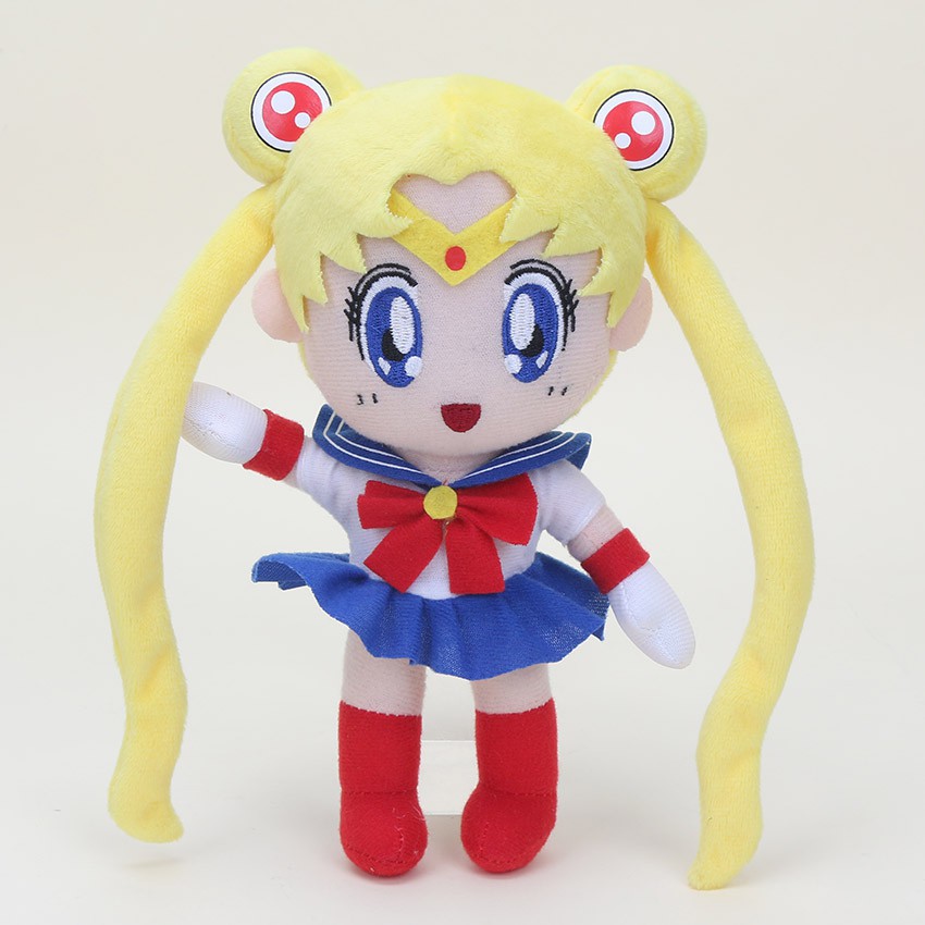Sailor moon Đồ chơi nhồi bông Hình Thủy Thủ Mặt Trăng Sailor Moon Plush Doll Moon Venus Jupiter Mercury Uranus Pluto Mars Stuffed toy Girl gift