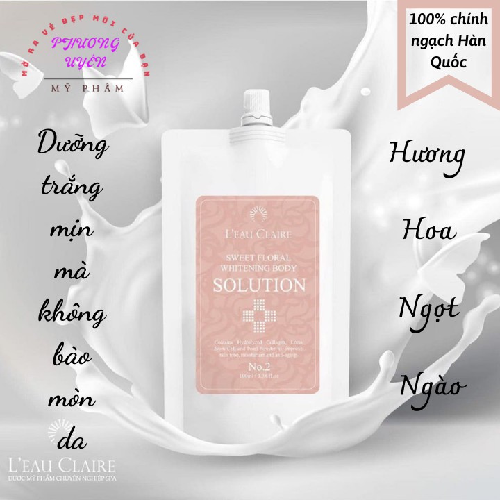 Sữa Ủ Trắng 💯 CHÍNH HÃNG HÀN QUỐC 💯 Ủ Trắng Body Solution giúp dưỡng trắng mịn mà không bào mòn da, loại bỏ các hắc tố | BigBuy360 - bigbuy360.vn