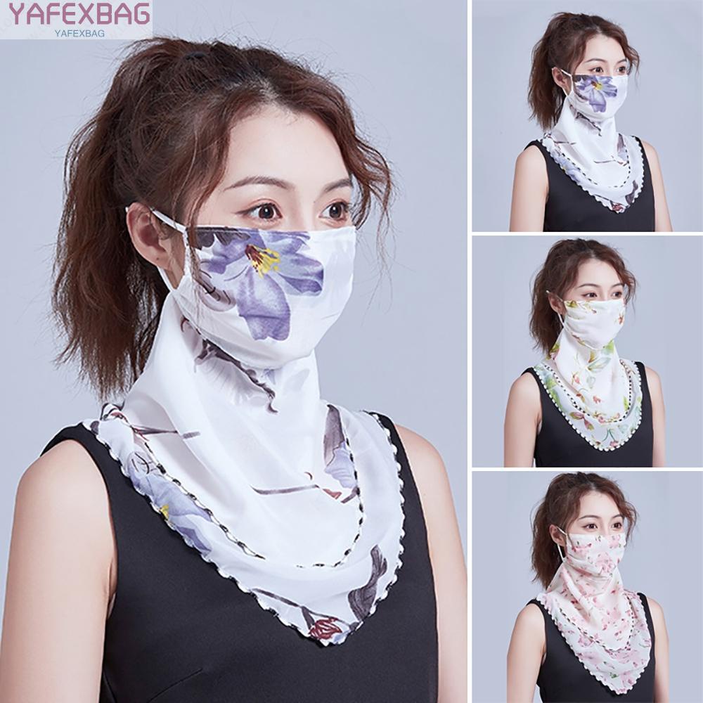 Outdoor Cycling Shading Chiffon Thin And Light Scarf Shawl Veil Face Neck Cover Sun Protection