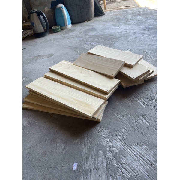 Thanh gỗ thông decor trang trí giá rẻ