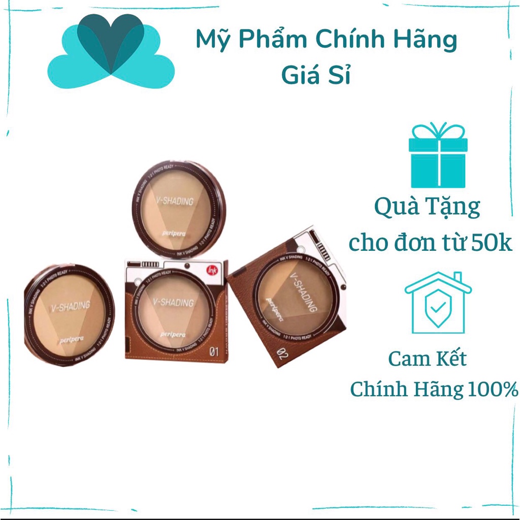 Phấn Tạo Khối Peripera Ink V Trang Điểm Cho Khuôn Mặt Thon Gọn 9.5g