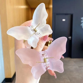 【Trên 9999 nhận được 5 quà tặng】Kẹp Tóc Càng Cua Hình Vuông Cỡ Lớn Bằng Acrylic Màu Sắc Đơn Giản Phong Cách Hàn Quốc