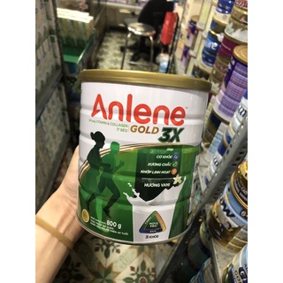 Sữa Anlene Gold 800g hương vani 40tuoi trở lên date 2026