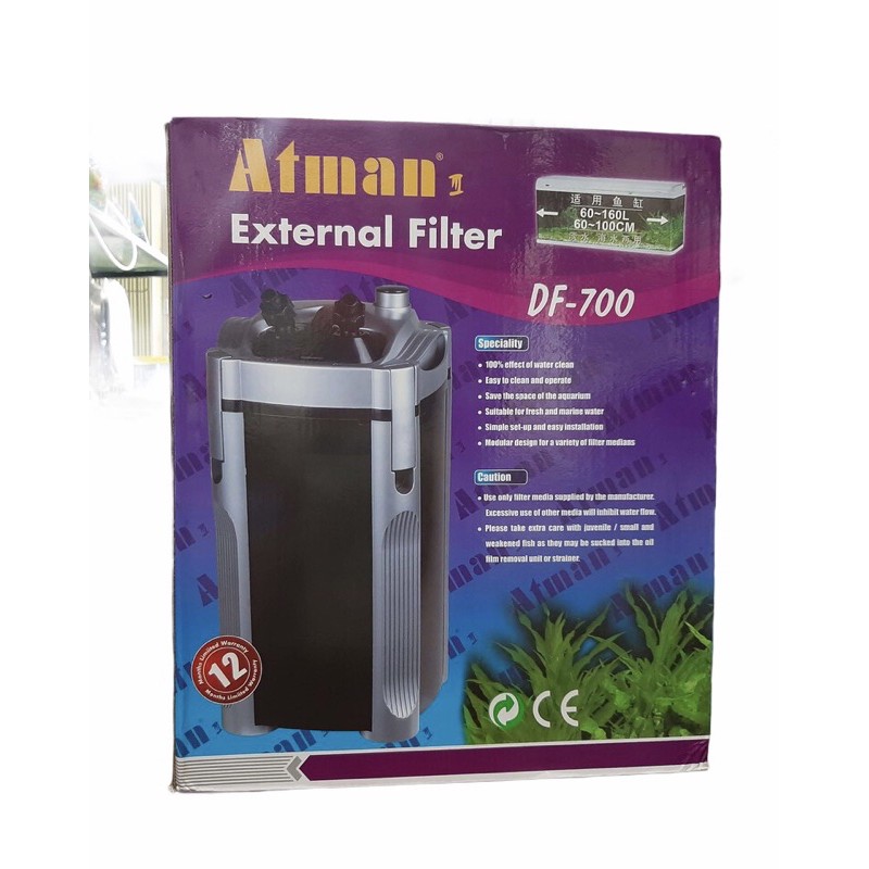 Lọc Thùng ATMAN DF-700 | Lọc Dành Cho Hồ Thủy Sinh, Hồ Cá