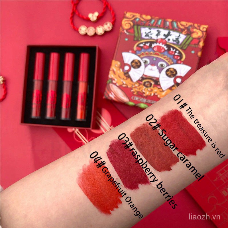 (Hàng Mới Về) Son Kem Lì Không Làm Khô Môi Trang Điểm Hàng Ngày 6127 | BigBuy360 - bigbuy360.vn