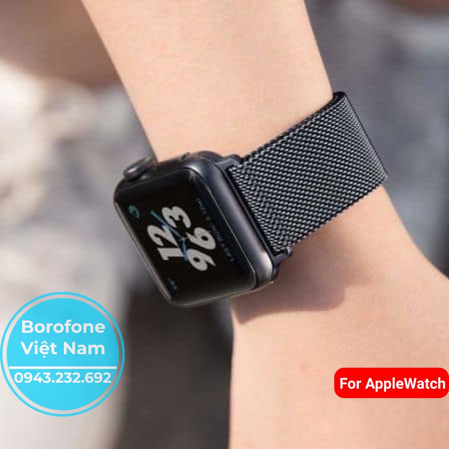 [Đang Thịnh Hành] Dây đeo Thép Chống Gỉ cho Apple Watch Đủ Size 38mm 40mm 42mm 44mm  ( Milanese Loops)