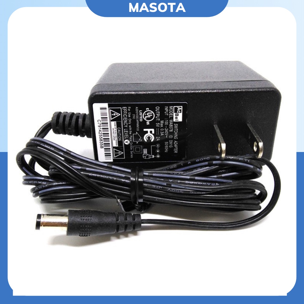 Nguồn 5v 2a chân to Acbel cho tv box adapter thiết bị mạng