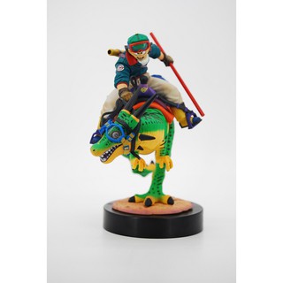 Mô hình Dragonball chính hãng - Goku cưỡi khủng long desktop mccoy