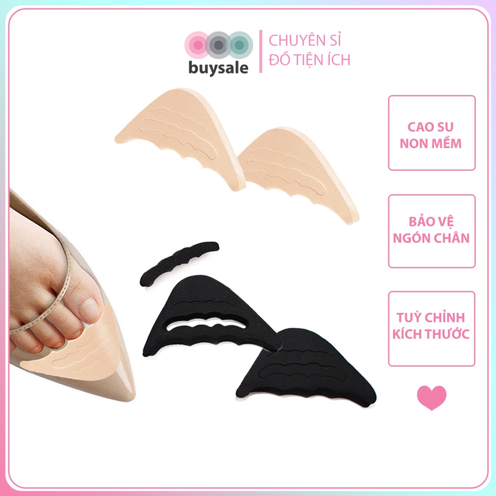 Lót mũi giày cao gót đệm êm ngón chân, có tác dụng giúp giảm size cho giày bị rộng - lót giày giá sỉ BuySales - PK50