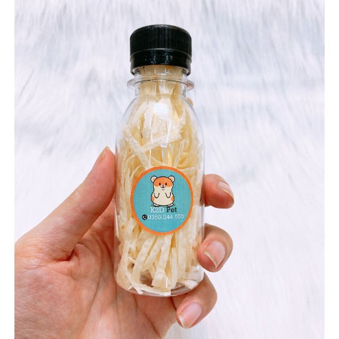 X Snack cá tuyết sợi cho hamster lọ 100ml 45 6