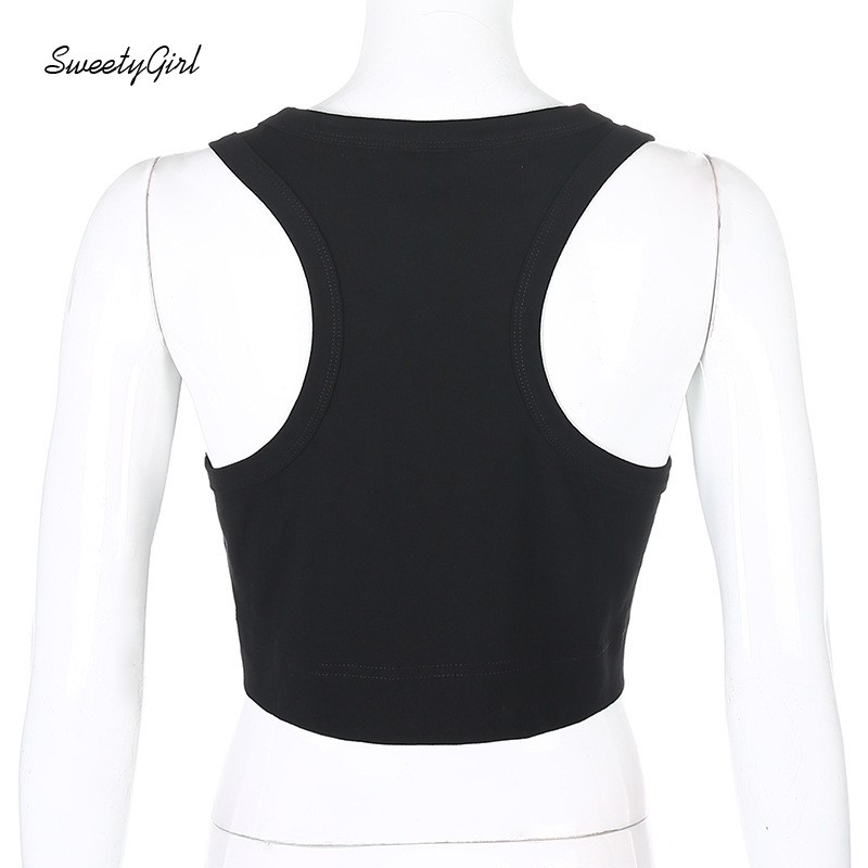 Áo Croptop Sát Nách Màu Trơn Cho Nữ