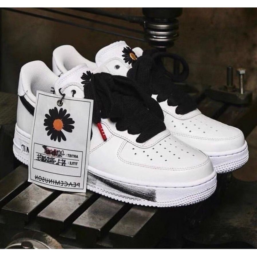 HOT 2021  GIÀY SNEAKER NAM NỮ AF1 MÀU TRẮNG BẢN SƠN HOA CÚC ĐEN CAO CẤP FULL SIZE 36-43, MIỄN PHÍ VẬN CHUYỂN TOÀN Q