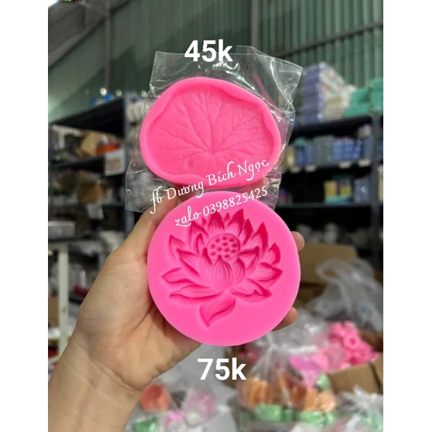 Mặt sen và lá sen ép xôi