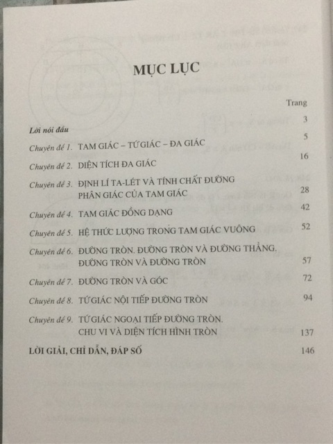 Sách - 9 chuyên đề Hình học trung học cơ sở